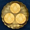 Bakerlogy Masonic Compass Cookies