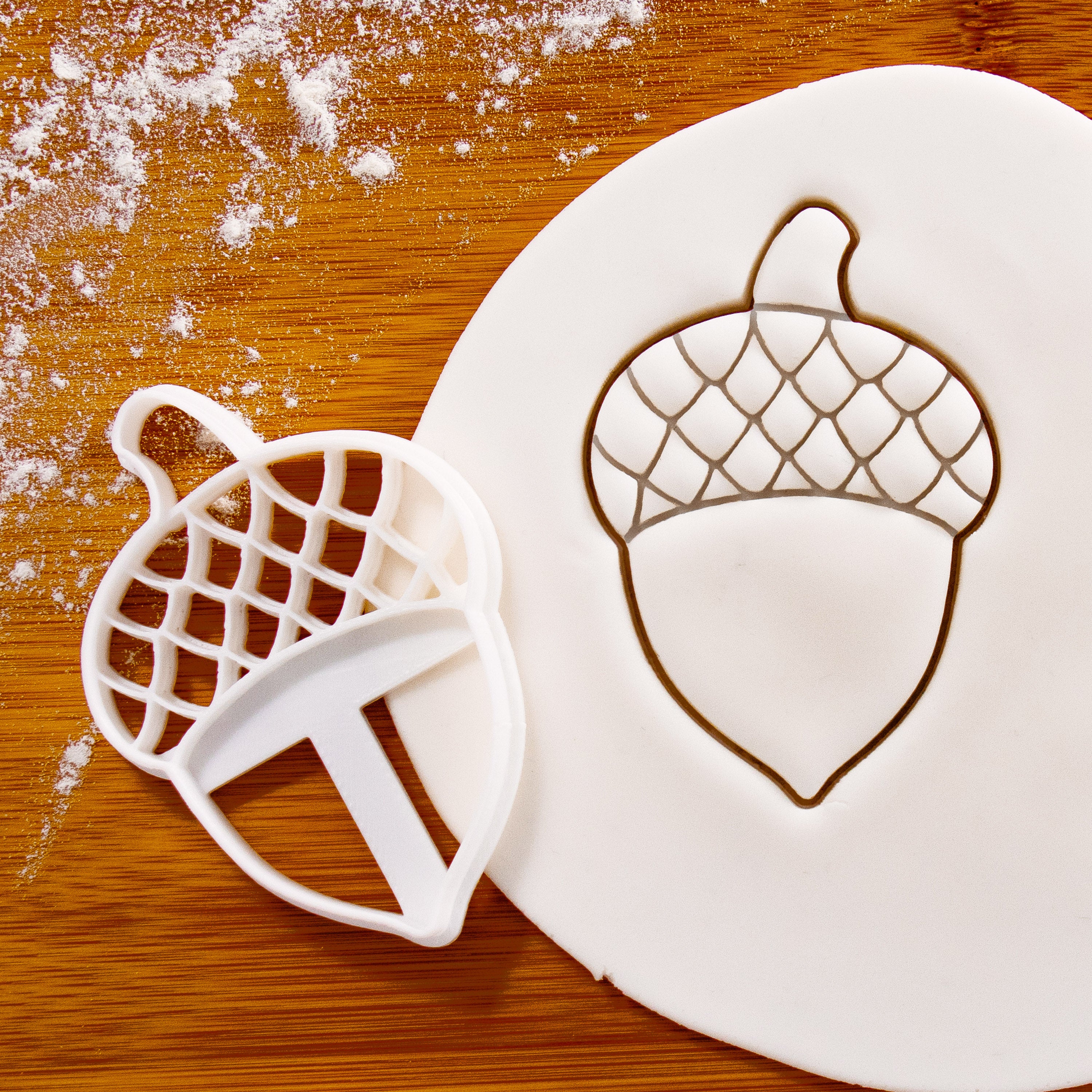 Acorn shop cookie mold