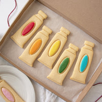 artist paint tube cookies