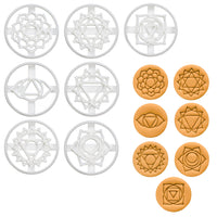 Set of 7 Yoga Chakras Cookie Cutters