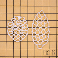 Monterey and Sugar Pine Cone Cookie Cutters