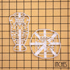 ancient greek vase and owl coin cookie cutters