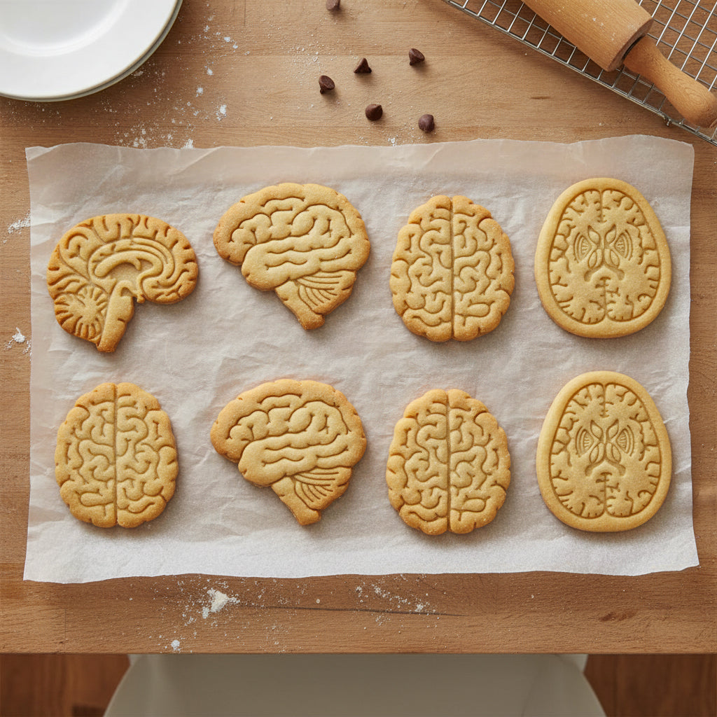 Neurology Cookie Cutters | Brain, Neuron, Spine & MRI Designs