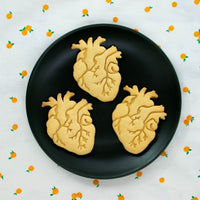 bakerlogy anatomical heart sugar cookies