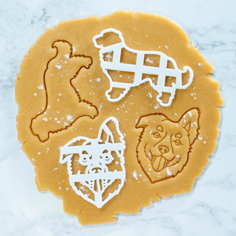 bakerlogy Australian Shepherd cookie cutters