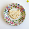 Cute Highland Cow Face Cookie Cutter