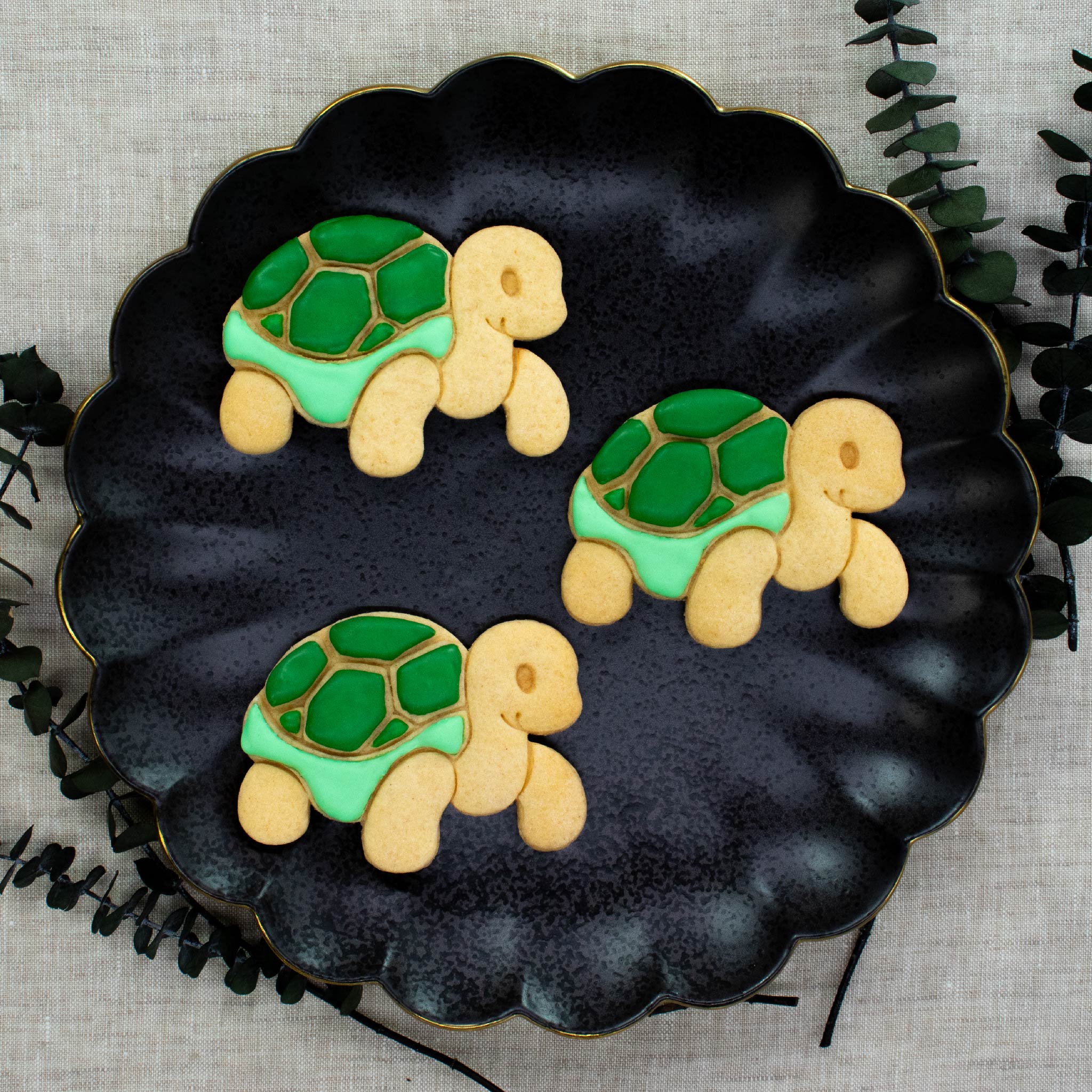 bakerlogy cute tortoise sugar cookies