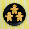 gingerbread scientist cookies made with bakerlogy gingerbread scientist cookie cutter