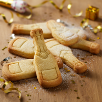 Champagne Bottle & Glass Set