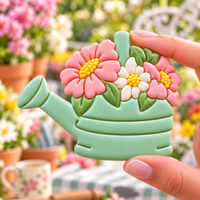 Watering Can with Flowers