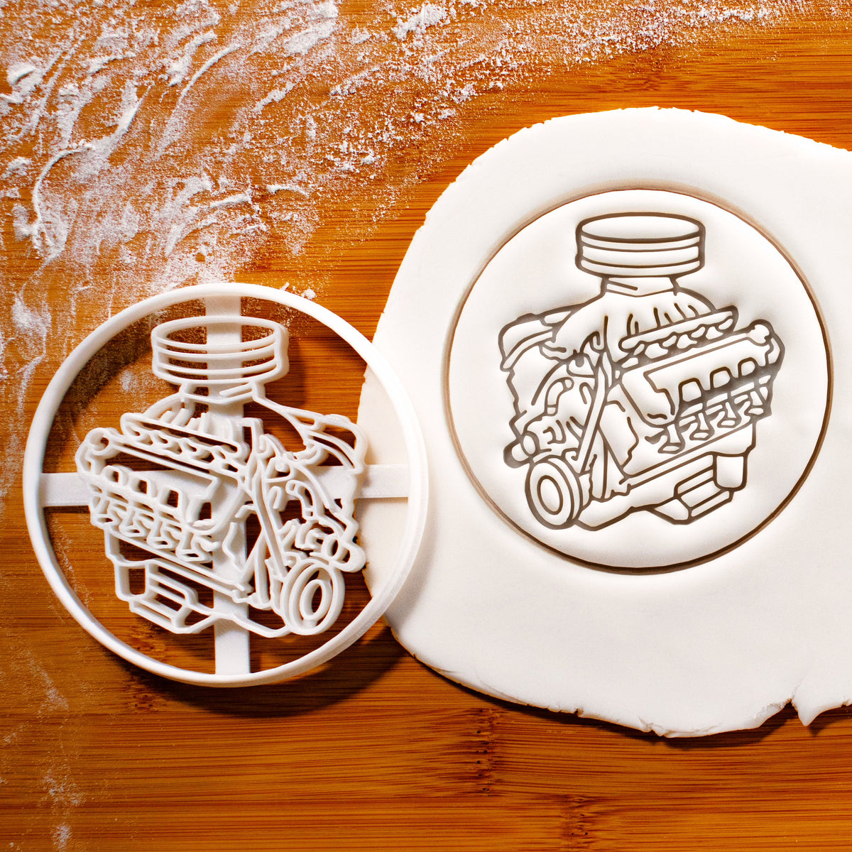 Engine. Cookies V8 Engine Cookie Cutter – Bakerlogy