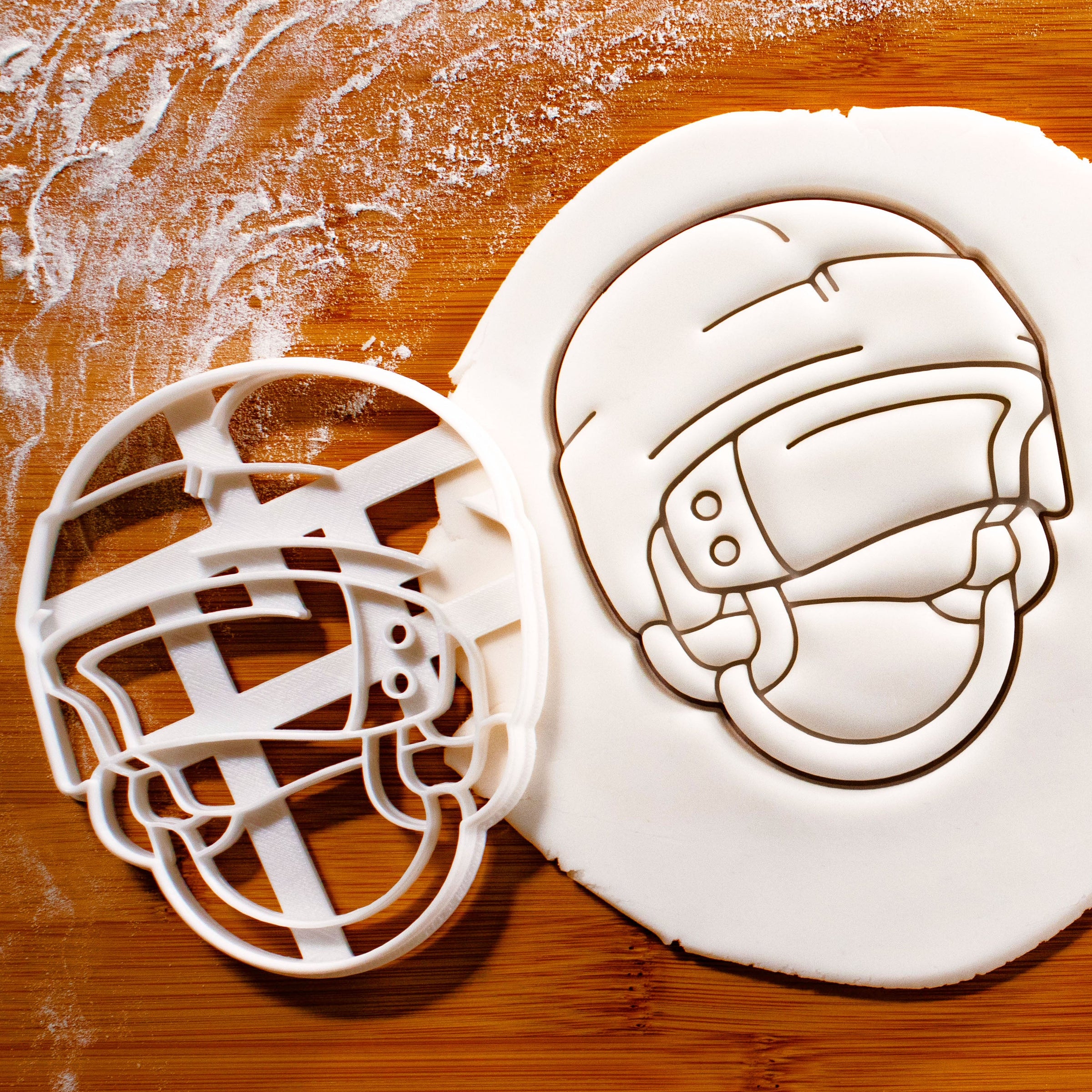 Hockey Helmet Cookie Cutter
