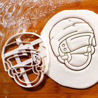 ice hockey helmet cookie cutter
