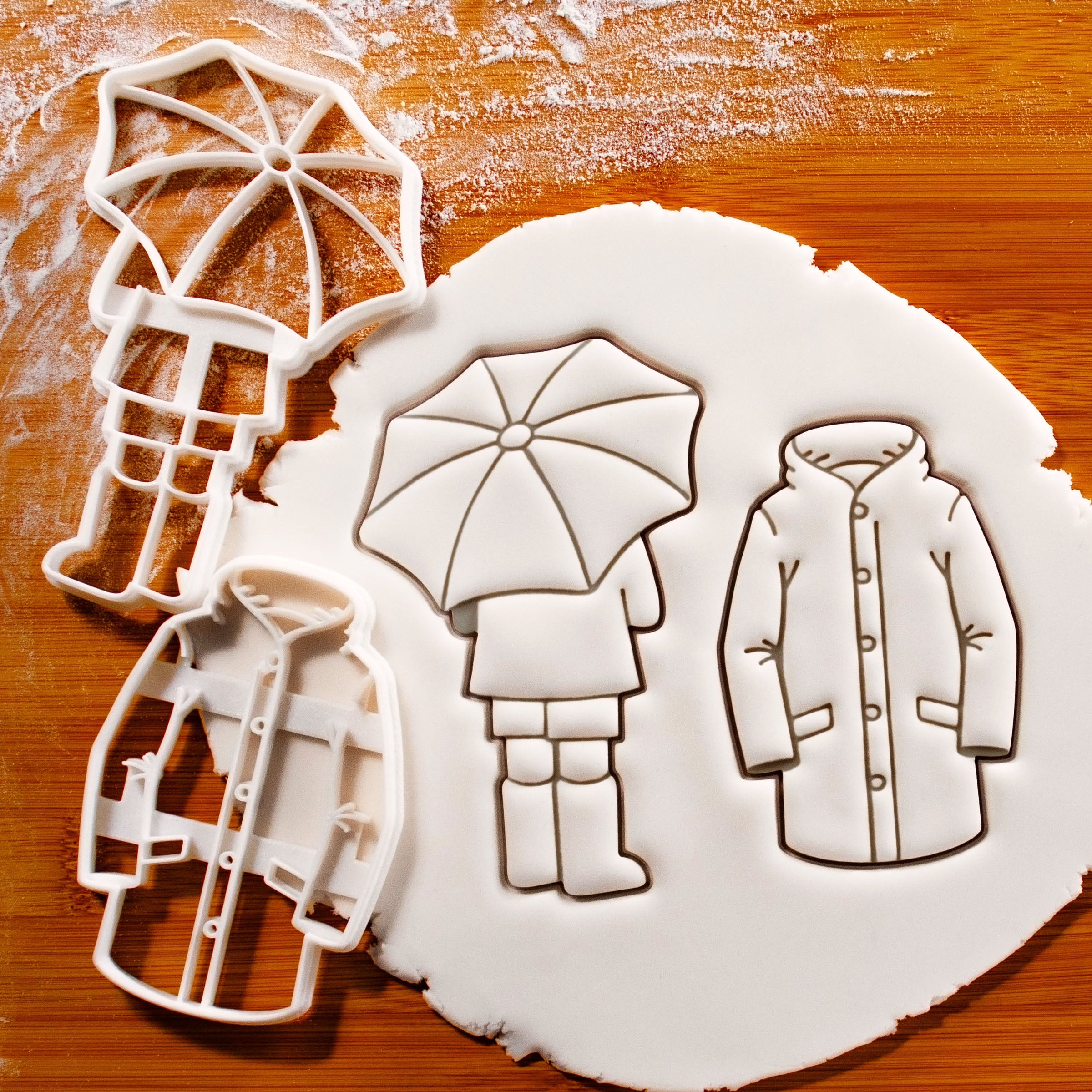 PROMO SET: Raincoat and Umbrella Buddy Cookie Cutters