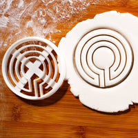 Round Labyrinth Cookie Cutter
