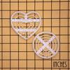 Round and Love Labyrinth Cookie Cutters