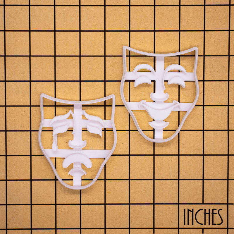 PROMO SET: Theater Mask Cookie Cutters