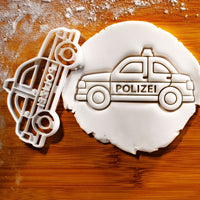 Polizeiauto Cookie Cutter (German Police Car)