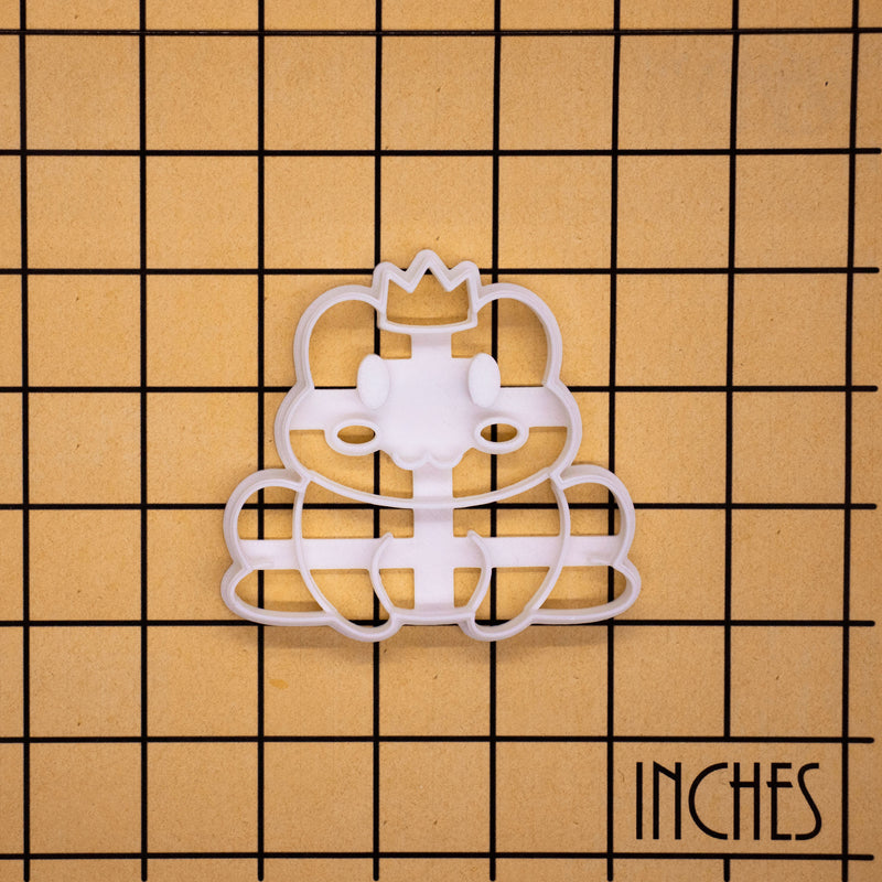 Cute Frog with Crown Cookie Cutter