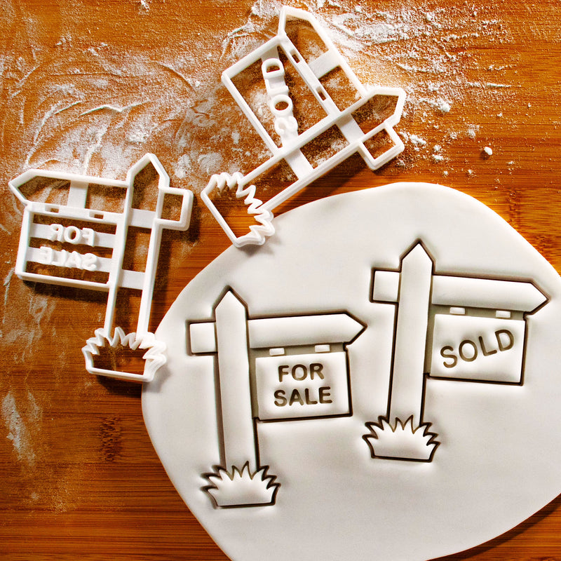 PROMO SET: Set of 2 Real Estate Property Sale Cookie Cutters