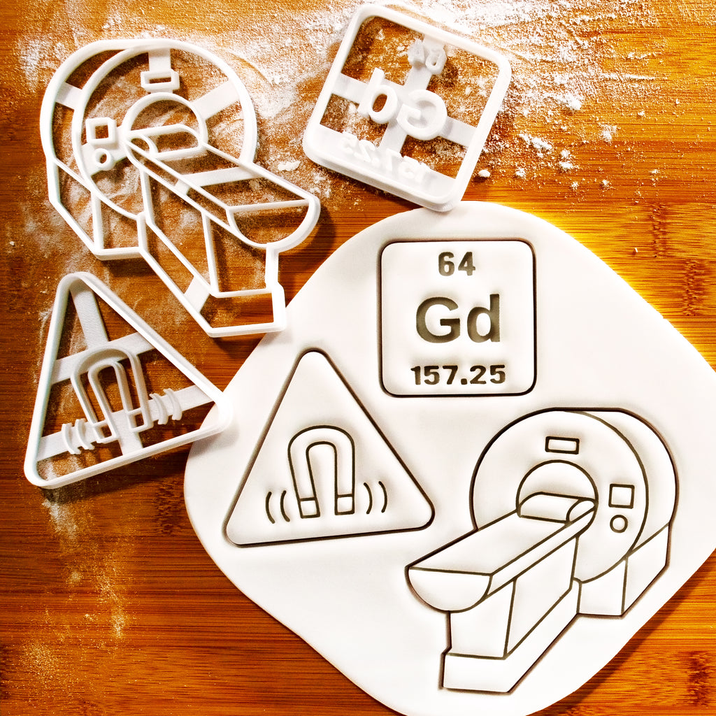 MRI Imaging Cookie Cutters Set (3pcs) – Bakerlogy