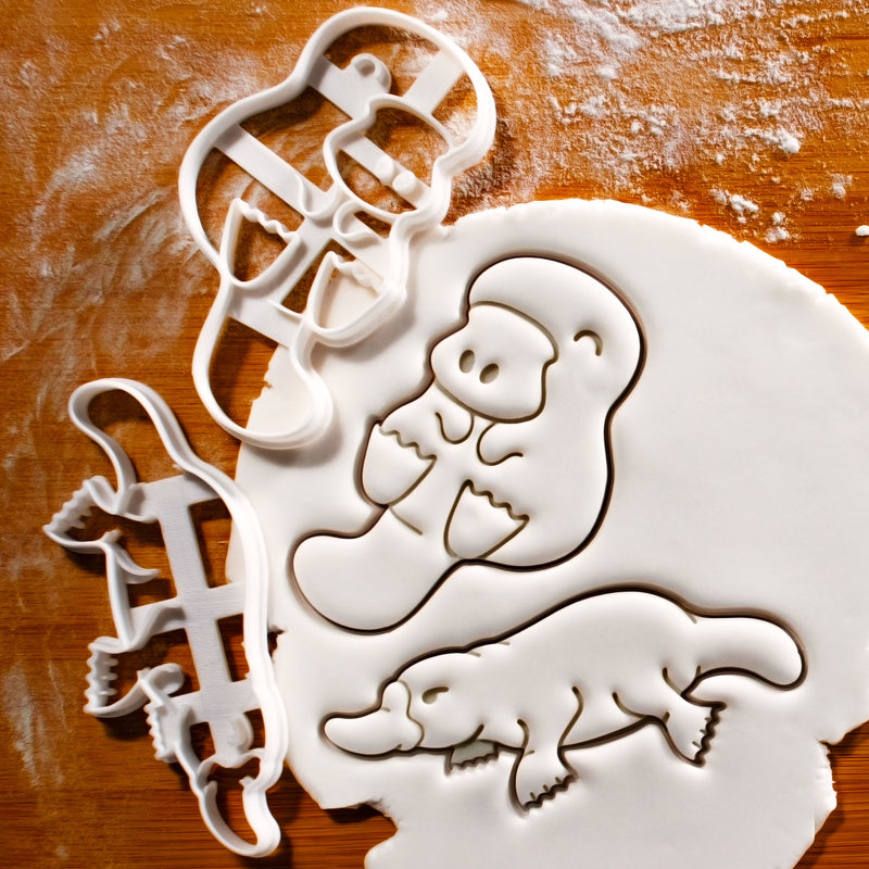 Set of 2 Platypus Cookie Cutters
