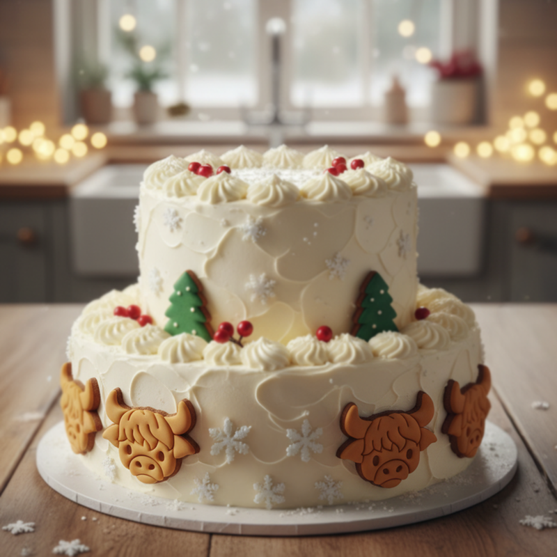 Cute Highland Cow Face