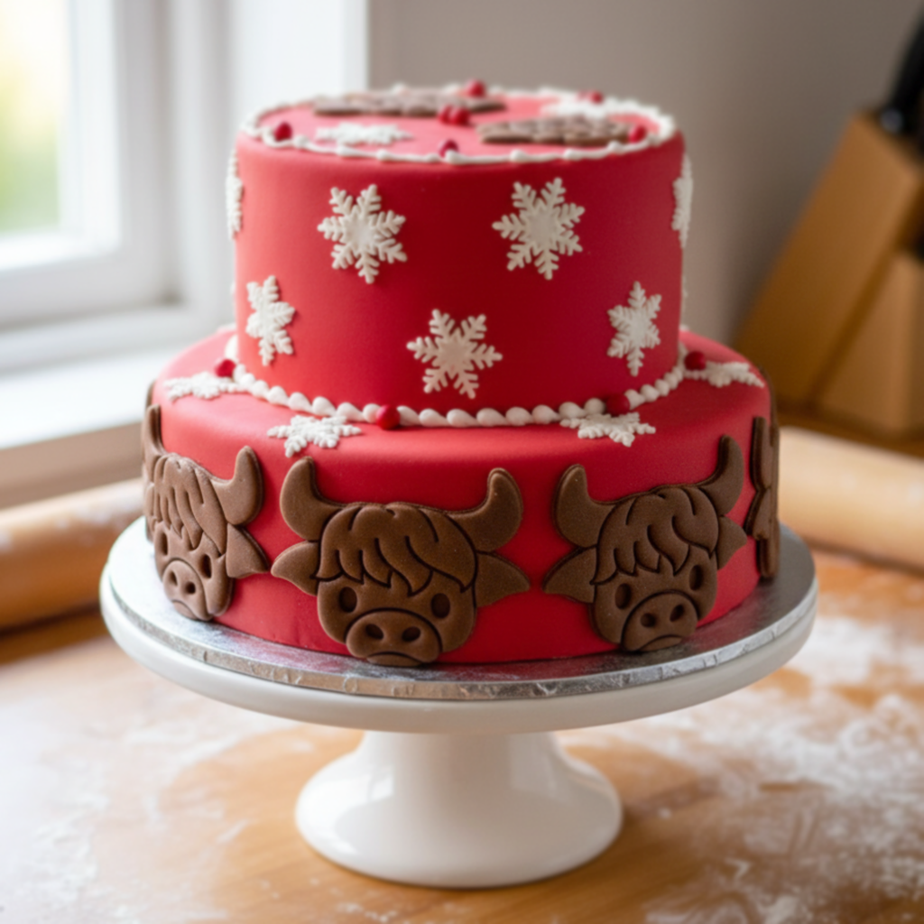 Cute Highland Cow Face