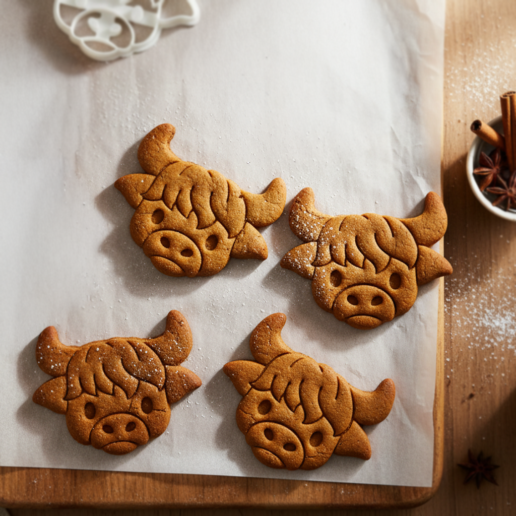 Cute Highland Cow Face