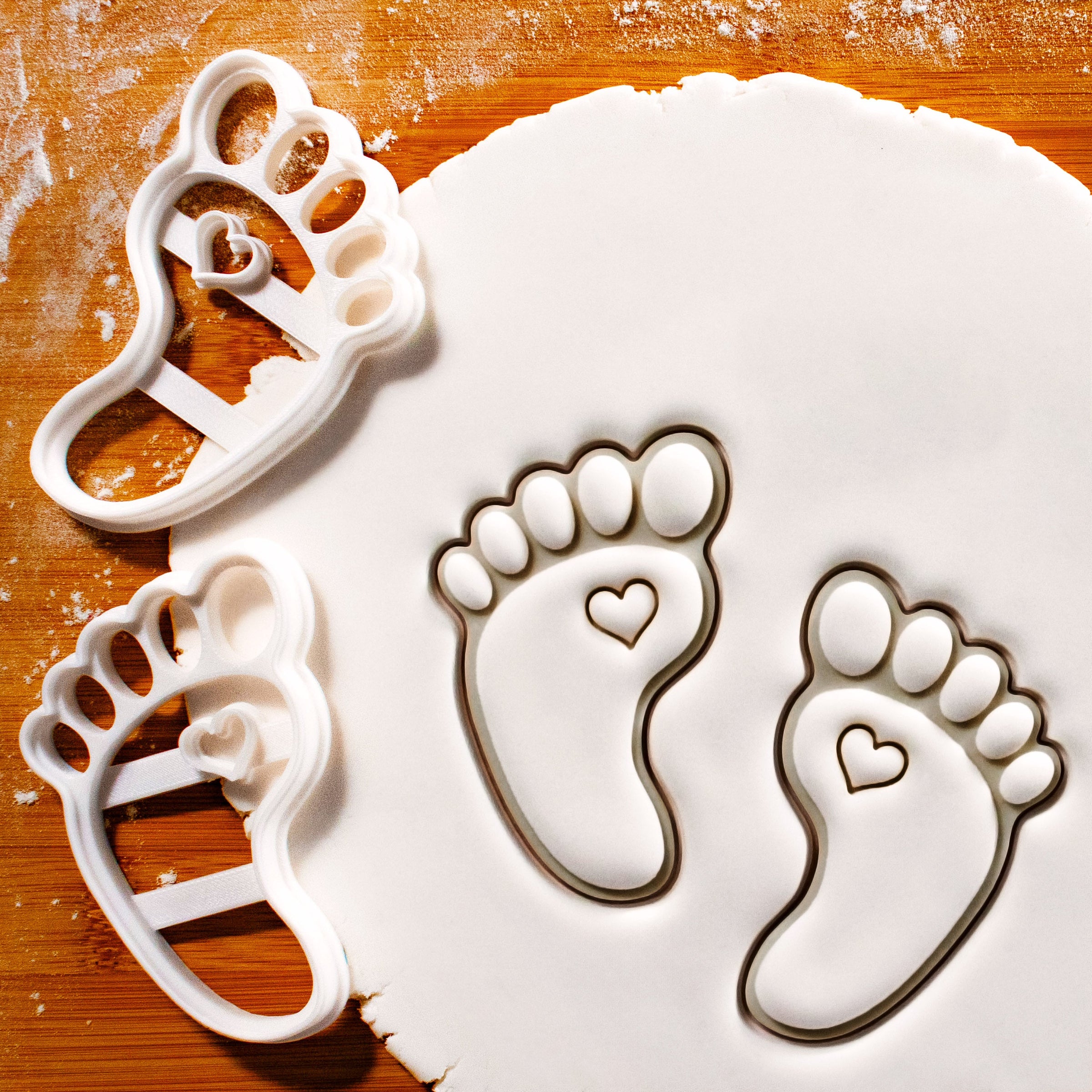 Love in Every Step Footprints Cookie Cutter