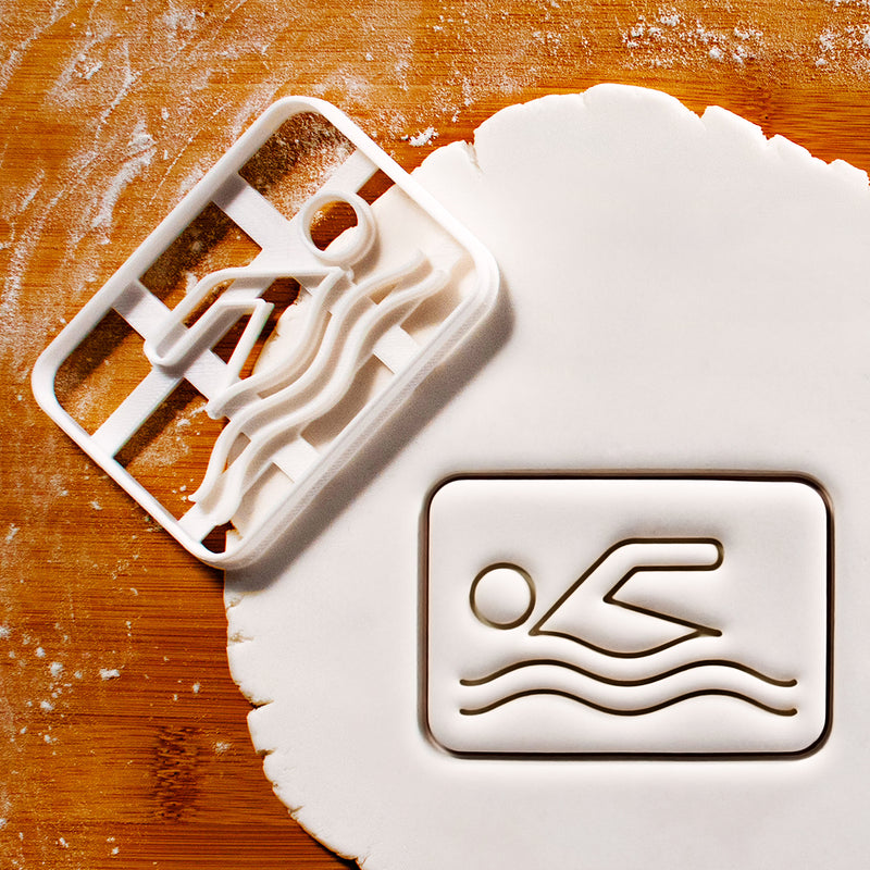 Swimming Symbol Cookie Cutter