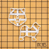 Set of 2 Samoyed Cookie Cutters