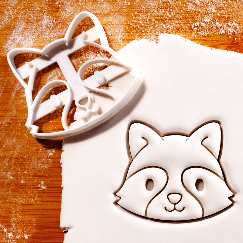 Baby Raccoon Face Cookie Cutter