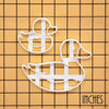 Set of 2 Duck Cookie Cutters