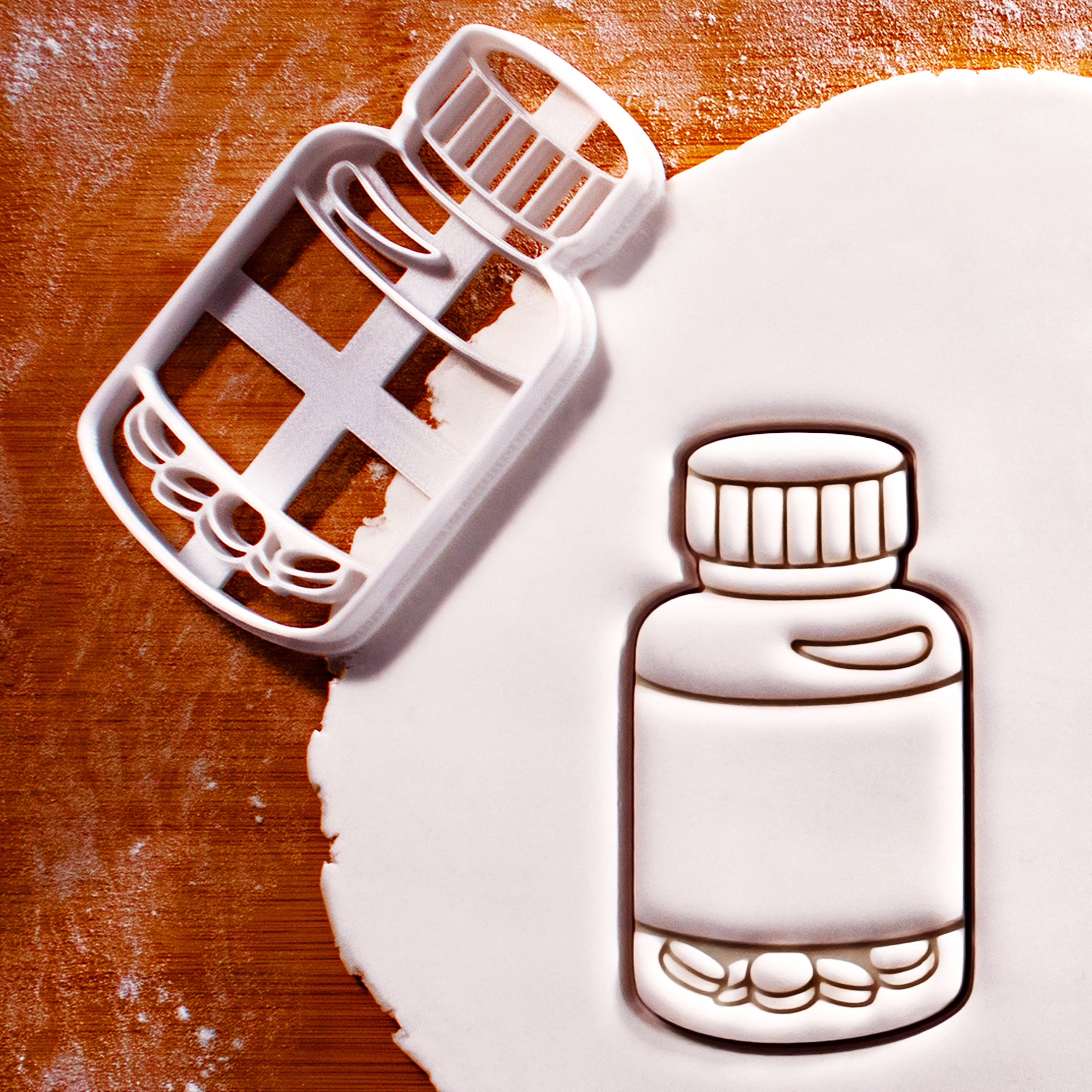 Blank Pill Bottle Cookie Cutter Bakerlogy Blank pill bottle cookie cutter bakerlogy