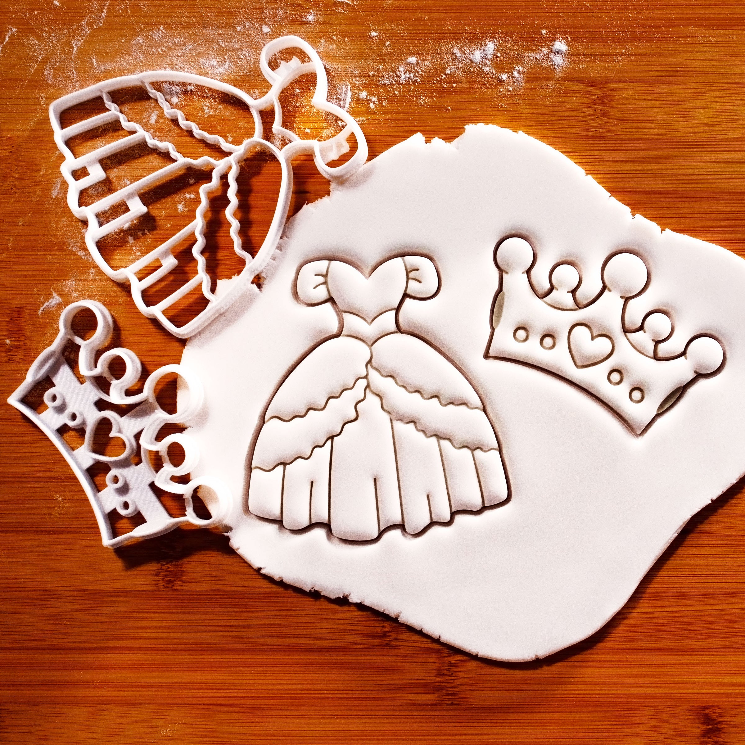 princess dress cookie cutter Princess Dress Cookie Cutter/Dishwasher Safe