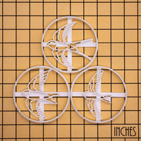 Set of 3 Aerial Birds