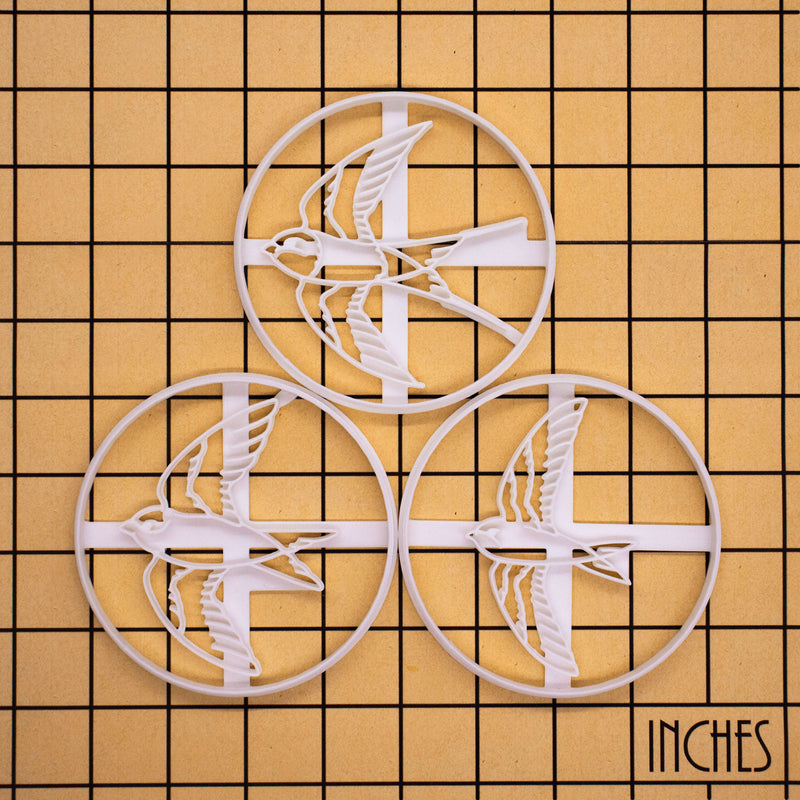 Set of 3 Aerial Birds