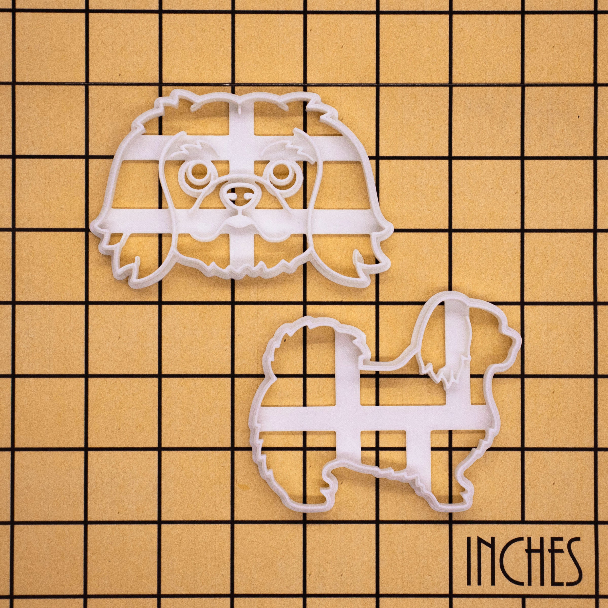 Set of 2 Pekingese Cookie Cutters