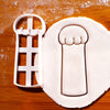 Rock Paper Scissors Kitty Paw Cookie Cutters Set