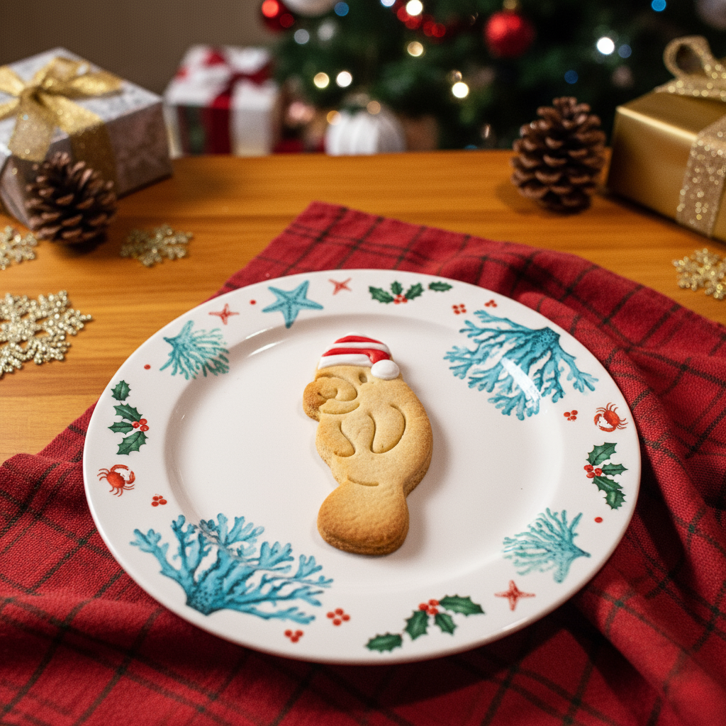 Christmas Manatee