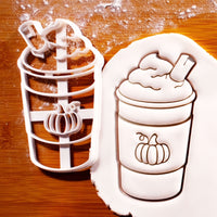 Pumpkin Spice Cinnamon Latte Cookie Cutter