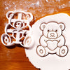 Teddy Bear with Heart Cookie Cutter