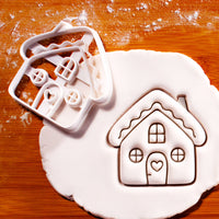 Cottage House & Tree Stump Cookie Cutters