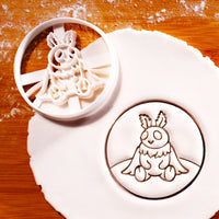 Set of 2 Cute Mothman Cookie Cutters