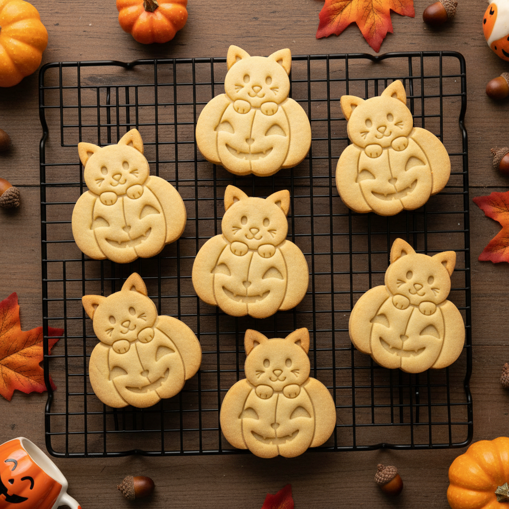 Cat in a Pumpkin
