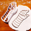 Set of 2 Wrist Fracture Cast and Arm Sling Cookie Cutters