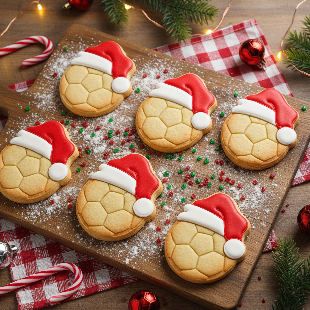 Santa Hat Soccer Ball