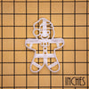 Christmas Gingerbread Man Cookie Cutter