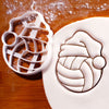 Santa Volleyball Cookie Cutter